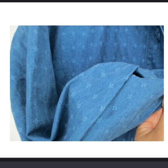 Vintage 80s Eddie Bauer denim dress sz S - Picture 5 of 7